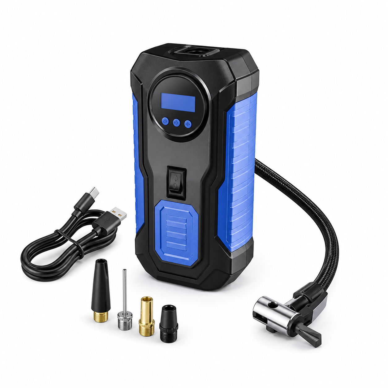 GOOLOO AP150 Cordless Tire Inflator 150 PSI 6000mAh - Black/Blue product_01_image_01_catalog_front.png