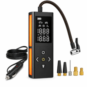 VacLife Compact 12V DC Tire Inflator 160 PSI Auto Shutoff - Black/Orange product_10_image_01_catalog_front.png