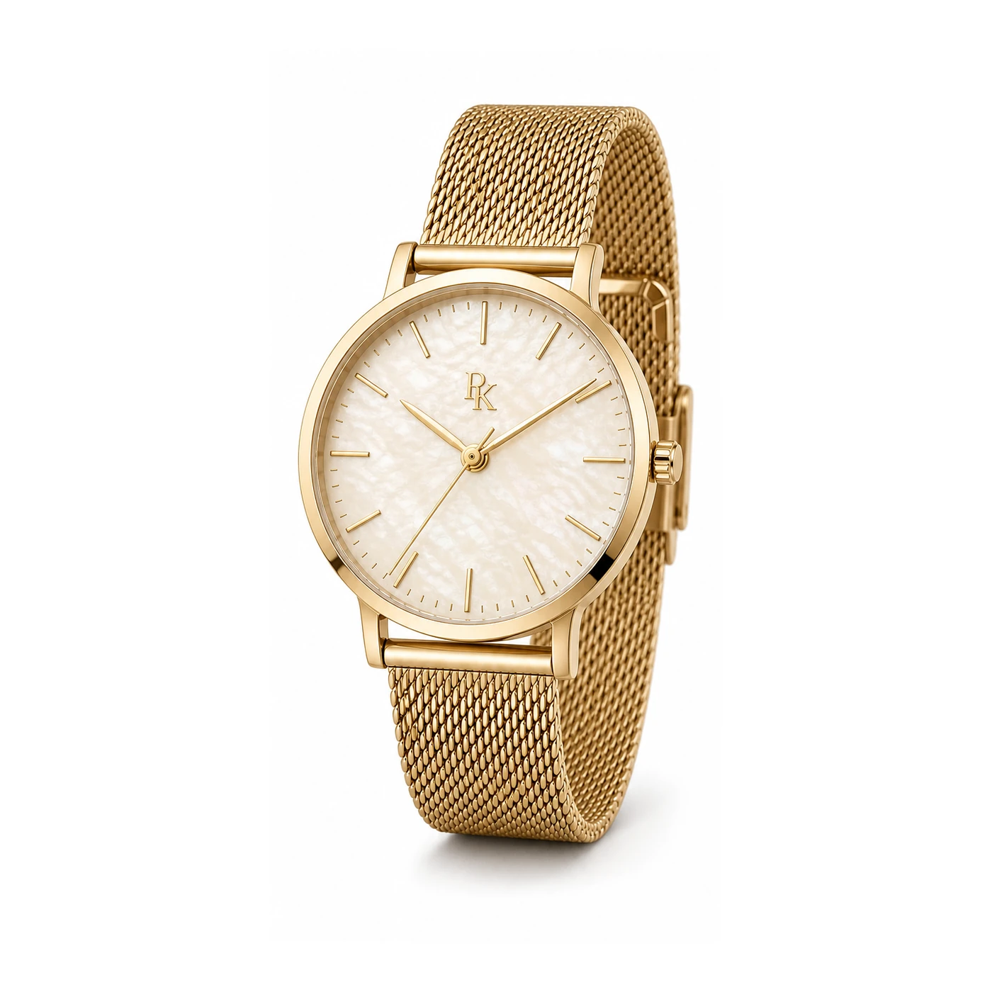 Royal Kinzy Atelier 34mm Cream Gold Pearl Watch - Image 2