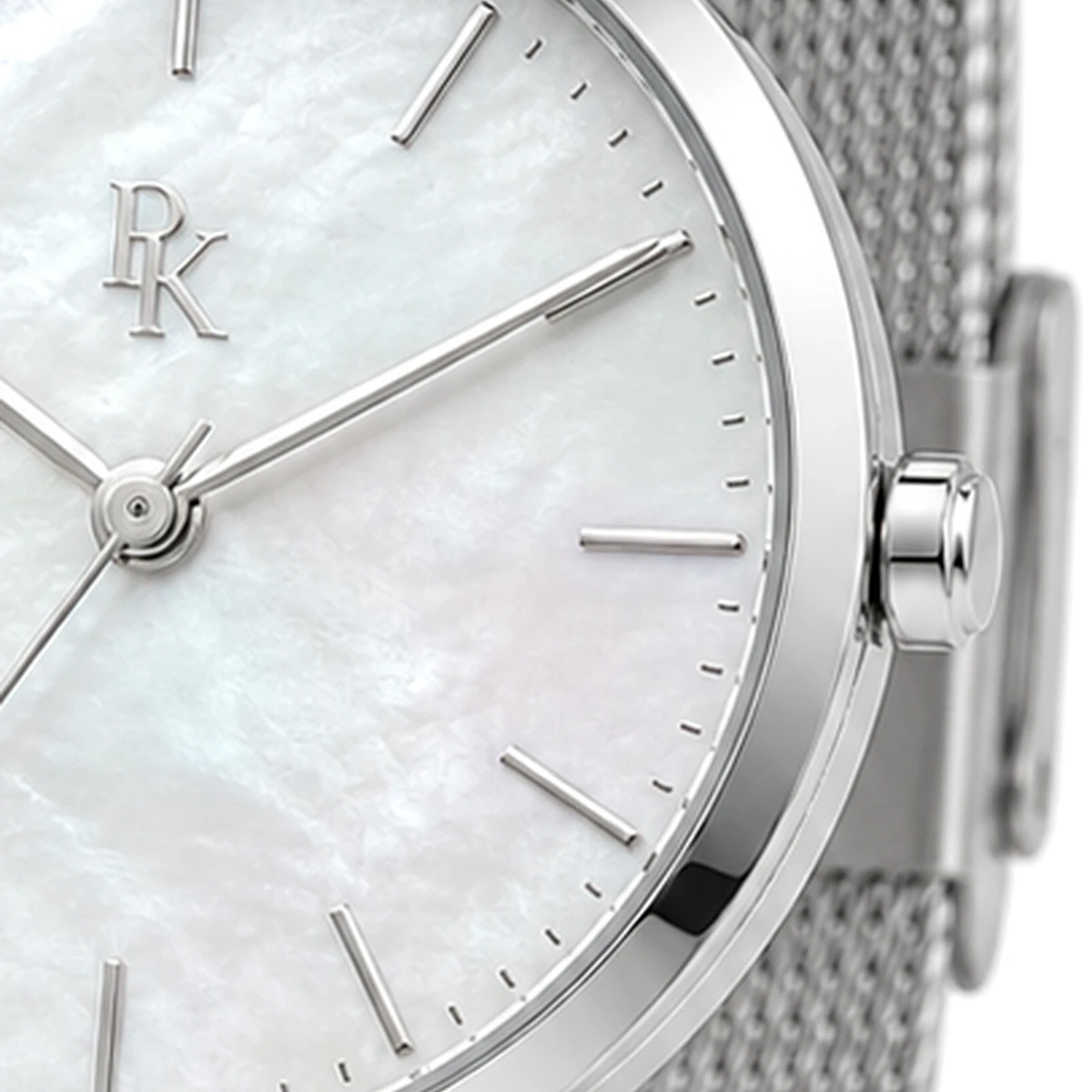 Royal Kinzy Atelier 34mm Opal Mesh Watch - Image 4