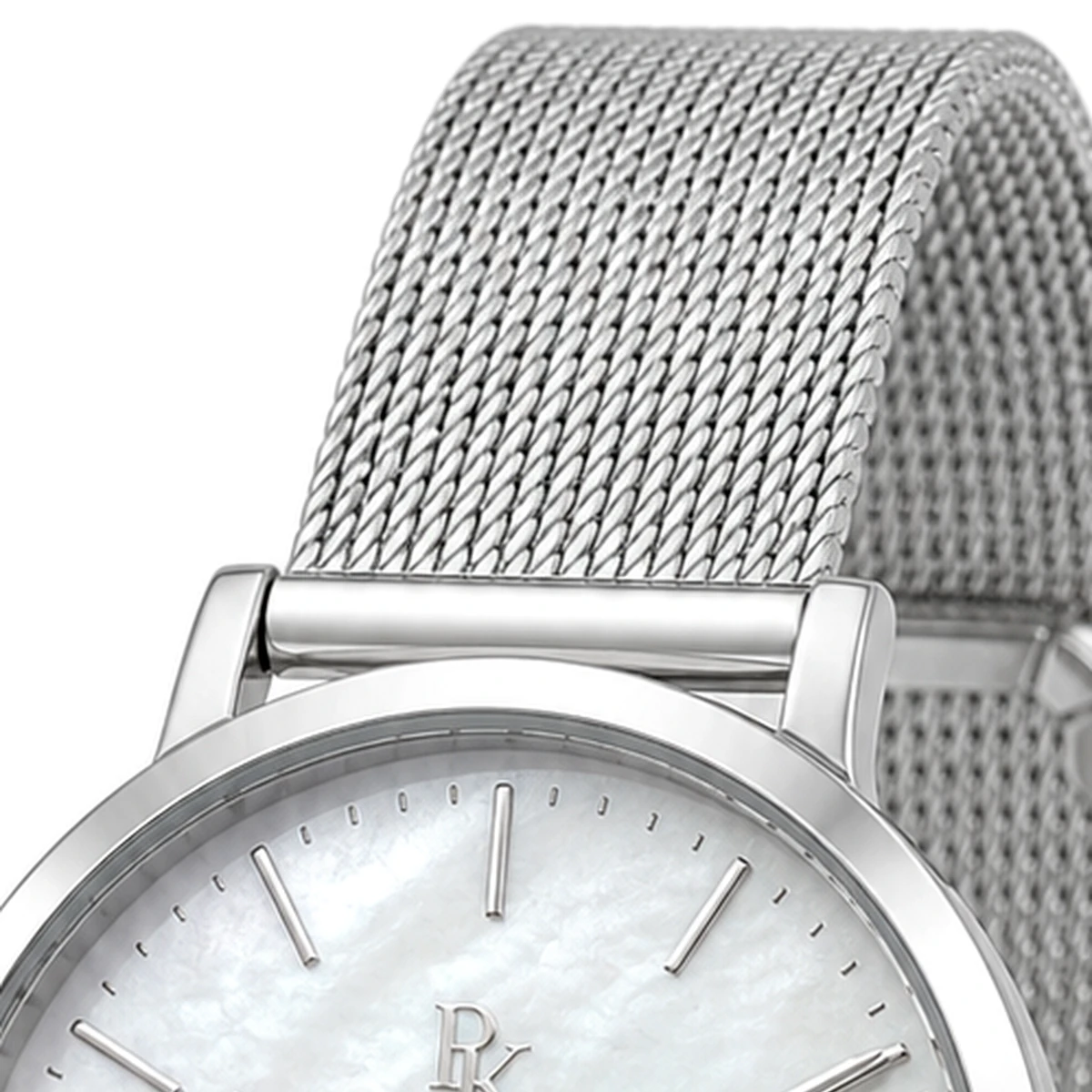 Royal Kinzy Atelier 34mm Opal Mesh Watch - Image 5
