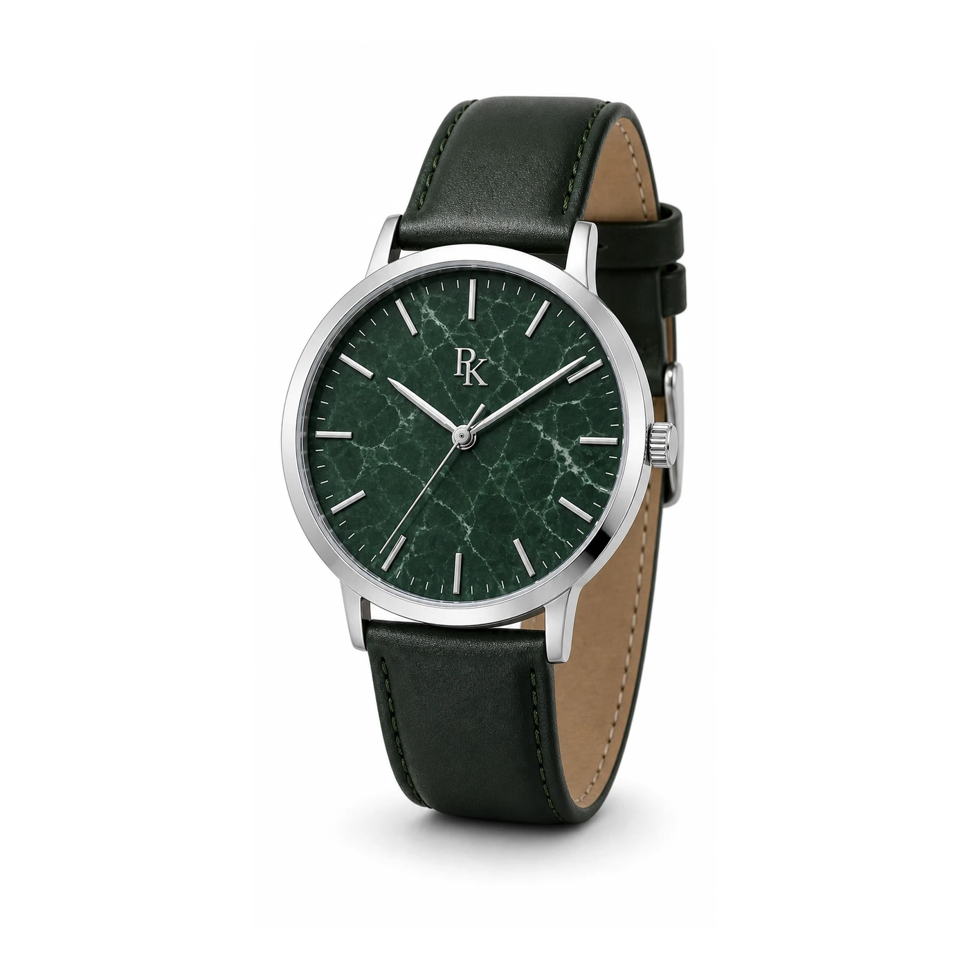 Royal Kinzy Atelier 40mm Green Marble Watch