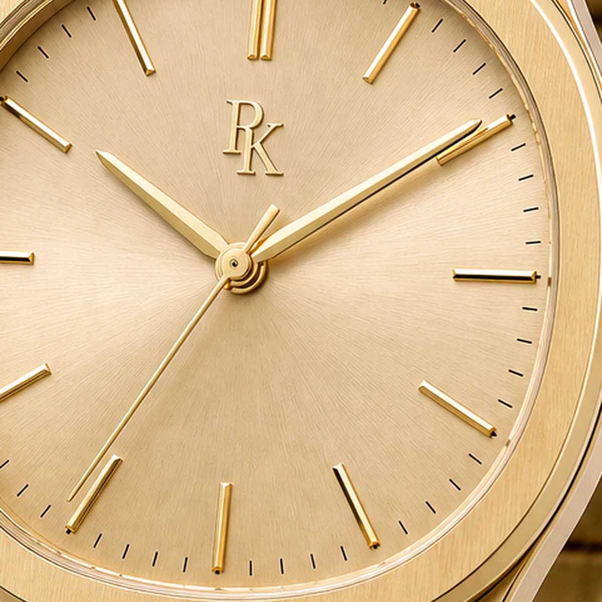 Royal Kinzy Echelon 38mm Champagne Gold Integrated Watch - Image 6