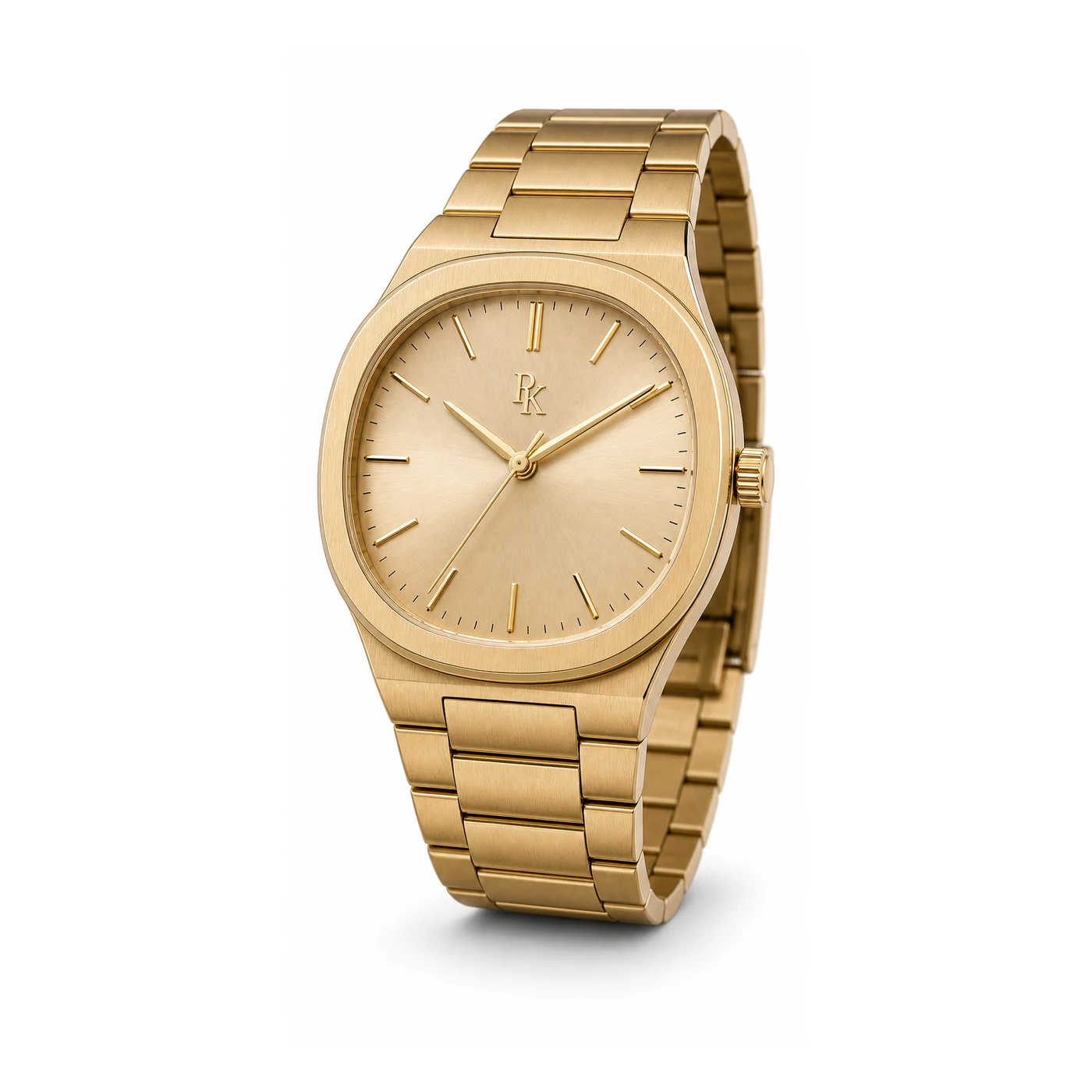 Royal Kinzy Echelon 38mm Champagne Gold Integrated Watch