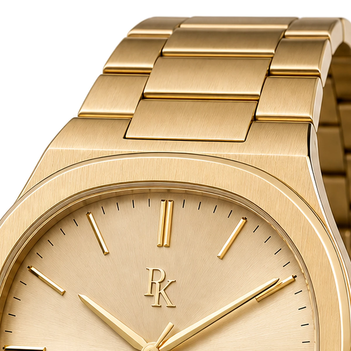 Royal Kinzy Echelon 38mm Champagne Gold Integrated Watch - Image 5