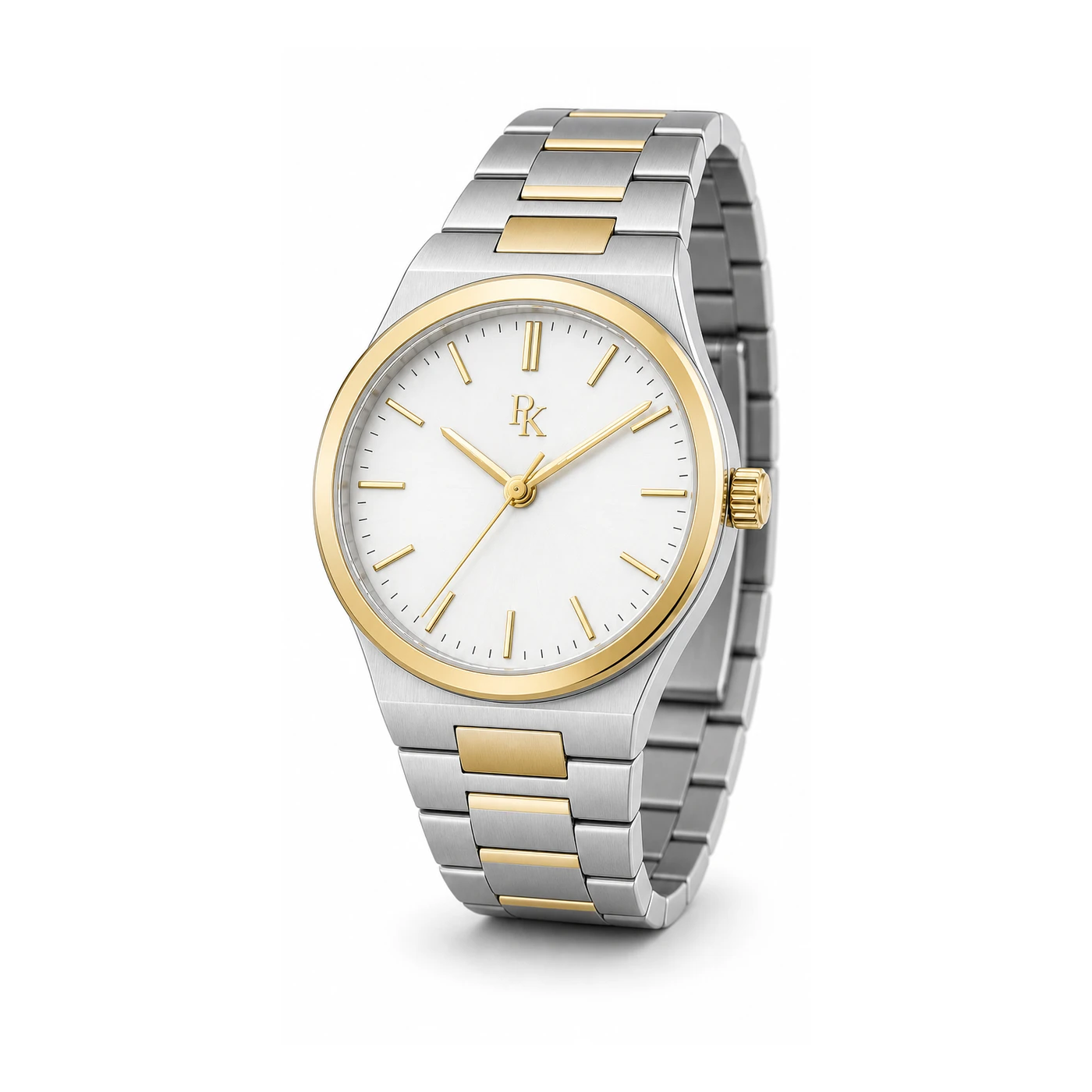 Royal Kinzy Echelon 39mm White Two Tone Integrated Watch