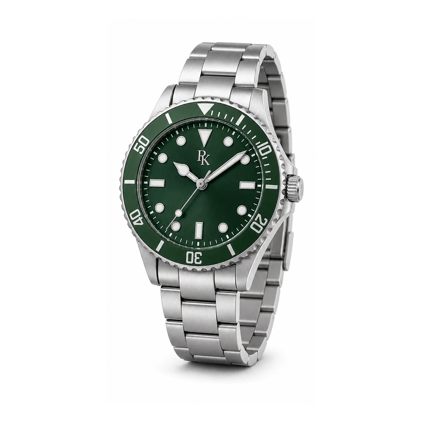 Royal Kinzy Mariner 41mm Green Steel Sport Watch