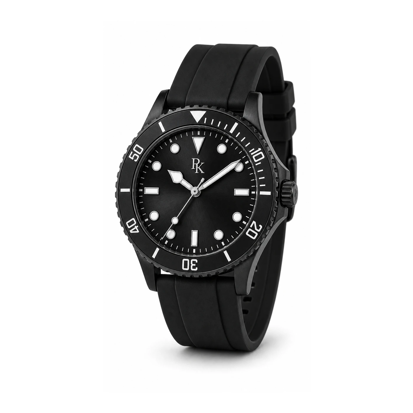 Royal Kinzy Mariner 42mm Black Rubber Sport Watch - Image 2