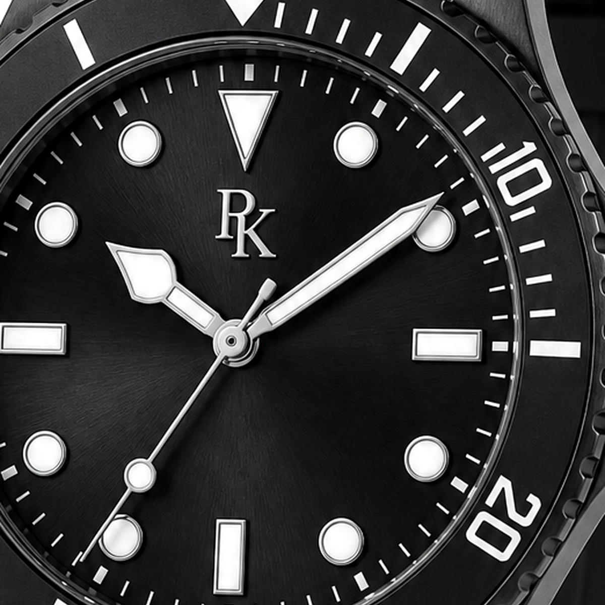 Royal Kinzy Mariner 42mm Black Rubber Sport Watch - Image 6