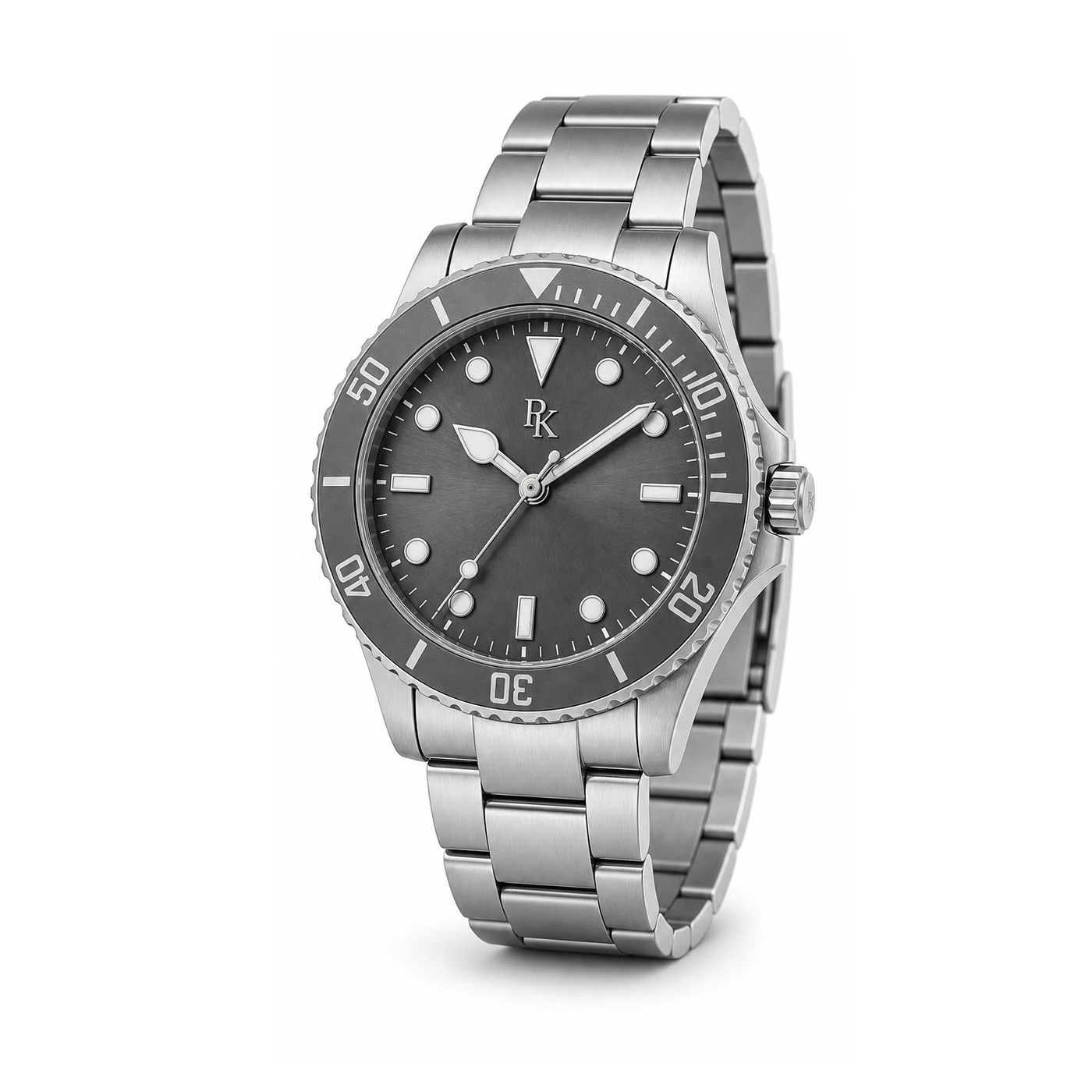 Royal Kinzy Mariner 42mm Gray Steel Sport Watch - Image 3