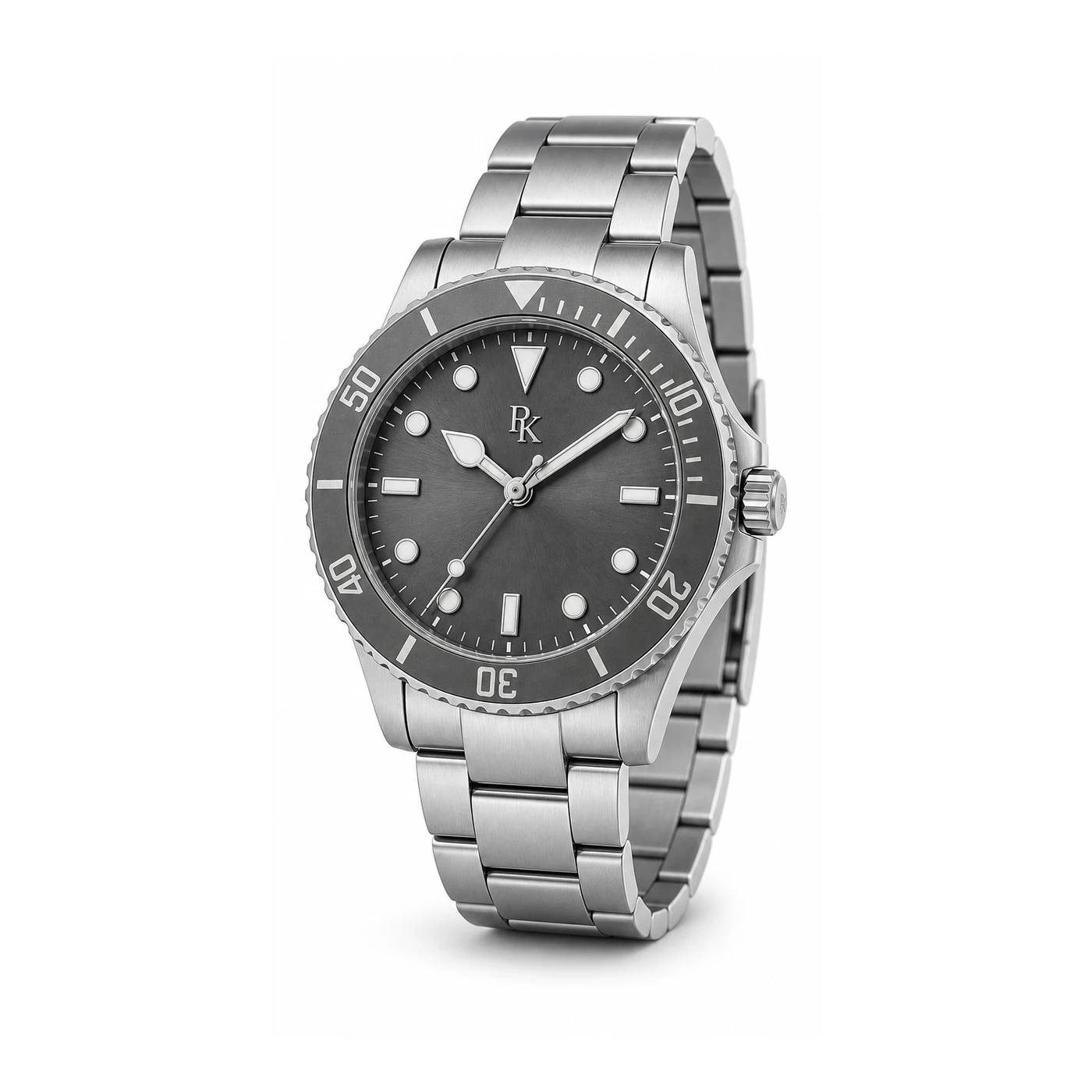 Royal Kinzy Mariner 42mm Gray Steel Sport Watch - Image 2