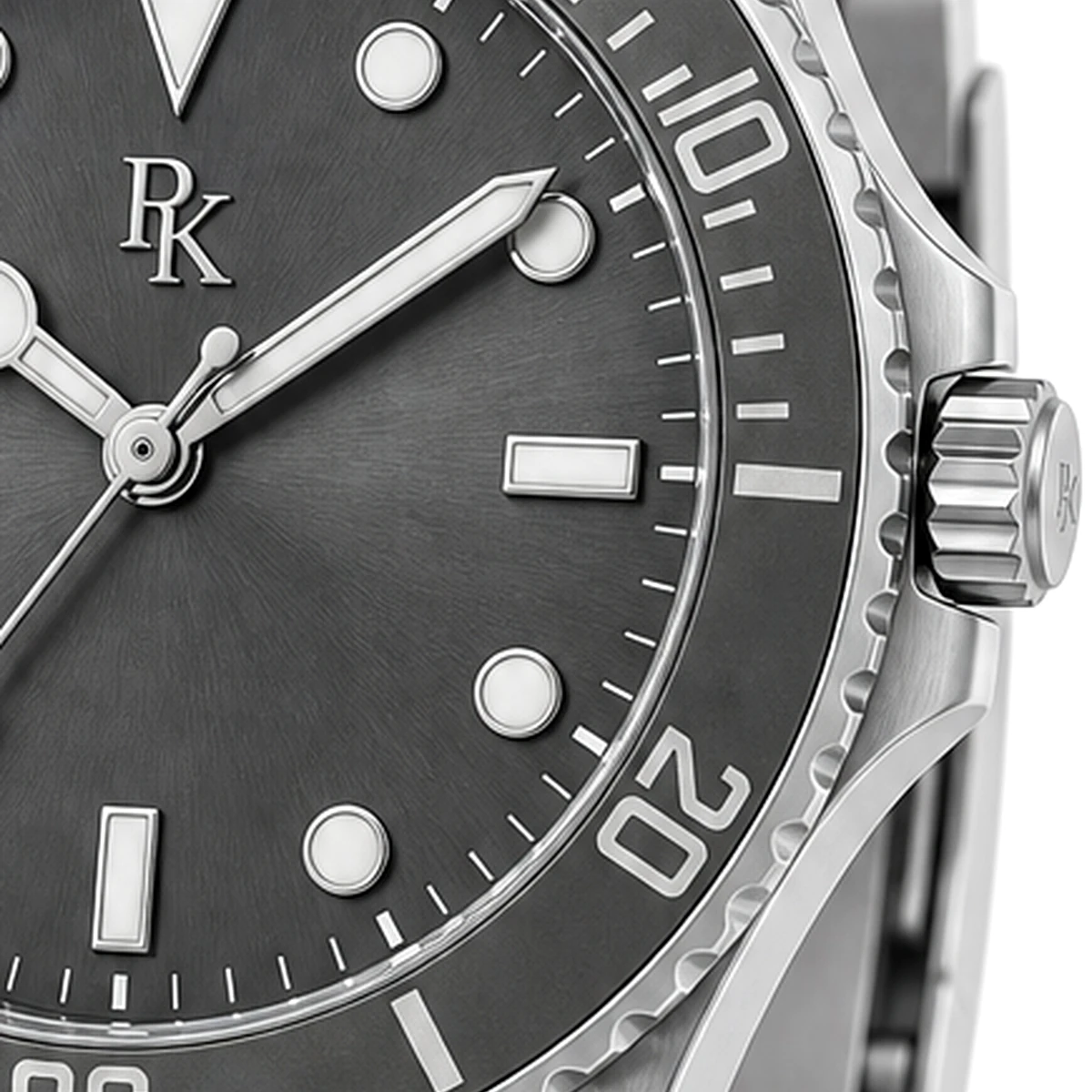 Royal Kinzy Mariner 42mm Gray Steel Sport Watch - Image 4