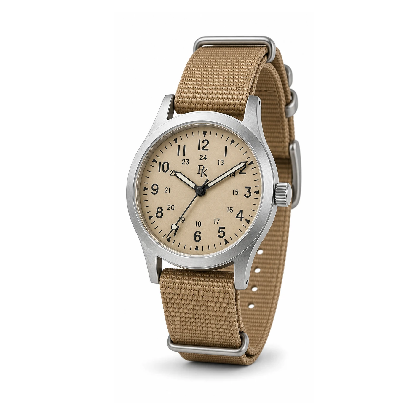Royal Kinzy Nomad 41mm Sand Nylon Field Watch - Image 3