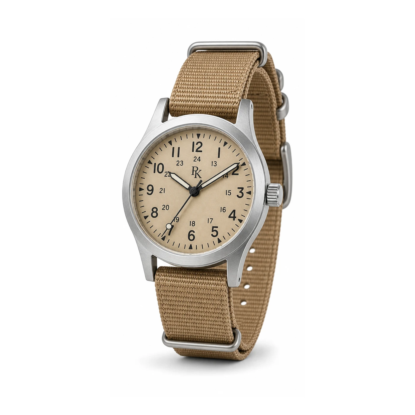 Royal Kinzy Nomad 41mm Sand Nylon Field Watch