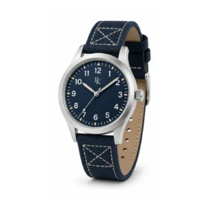 Royal Kinzy Nomad 42mm Blue Canvas Field Watch