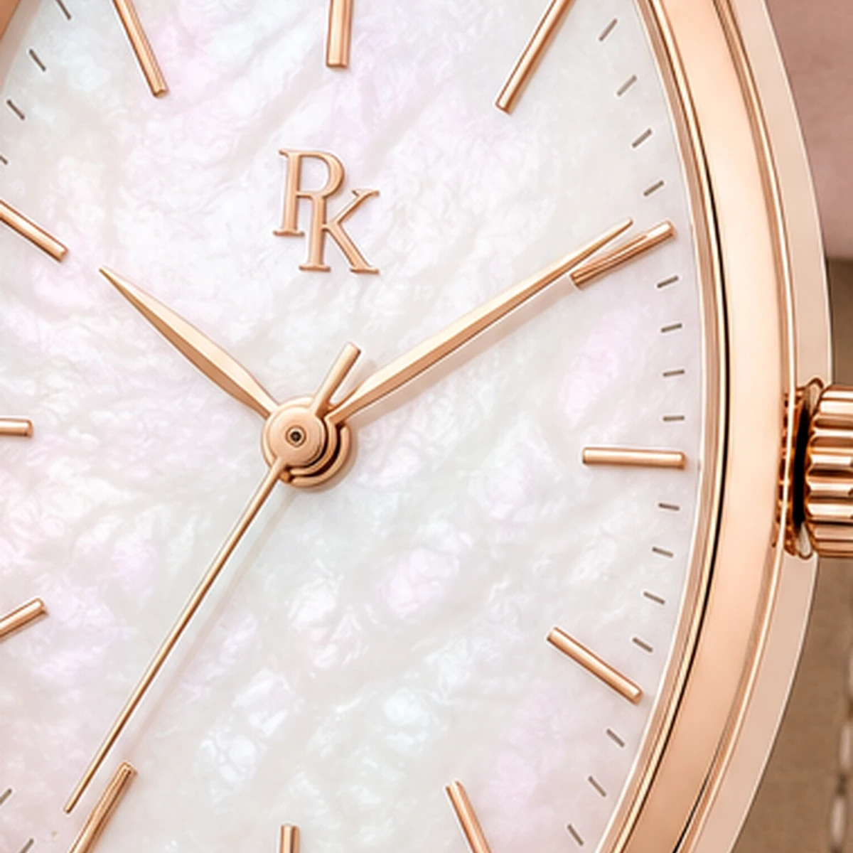 Royal Kinzy Tonneau 36mm Rose Pearl Tonneau Watch - Image 6