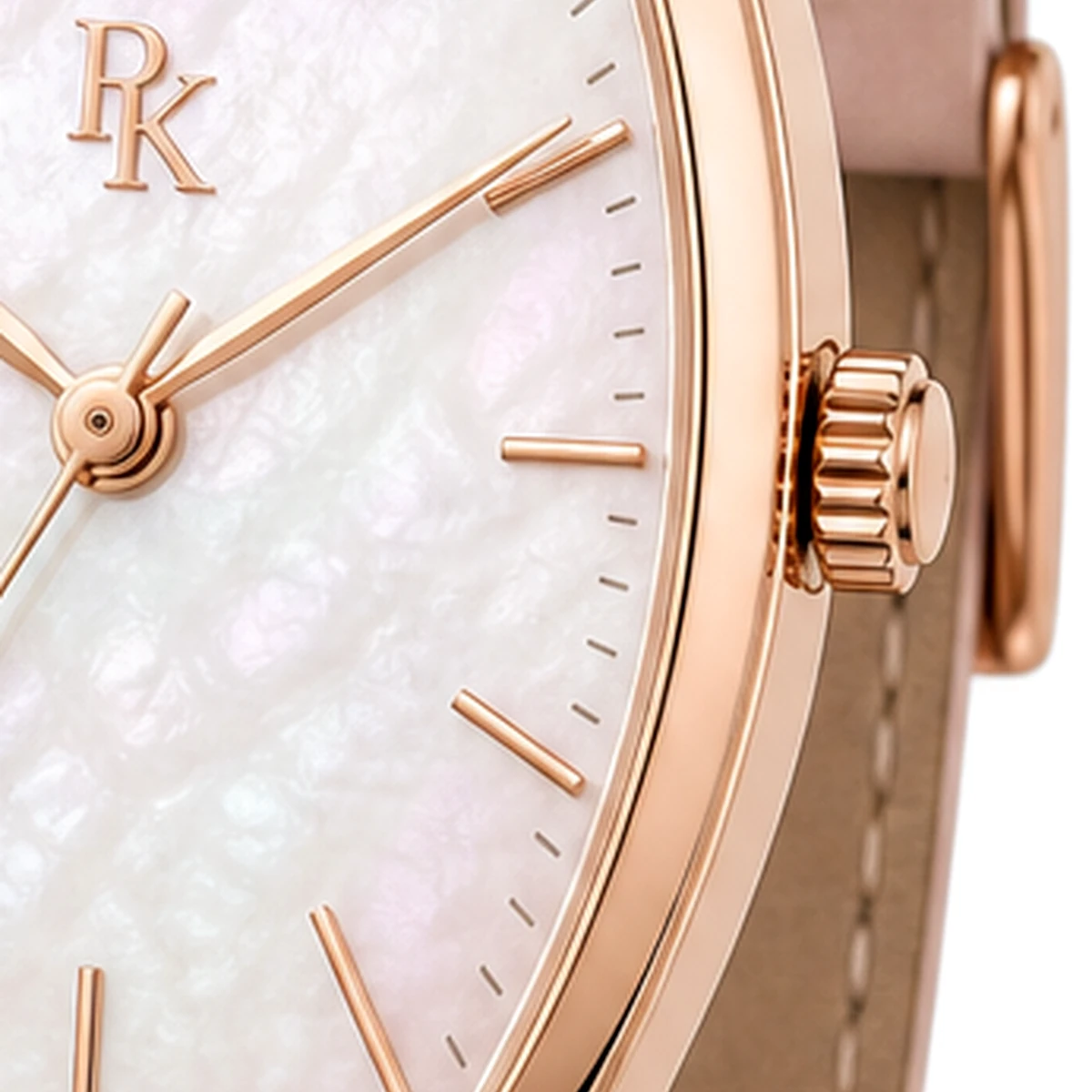 Royal Kinzy Tonneau 36mm Rose Pearl Tonneau Watch - Image 4