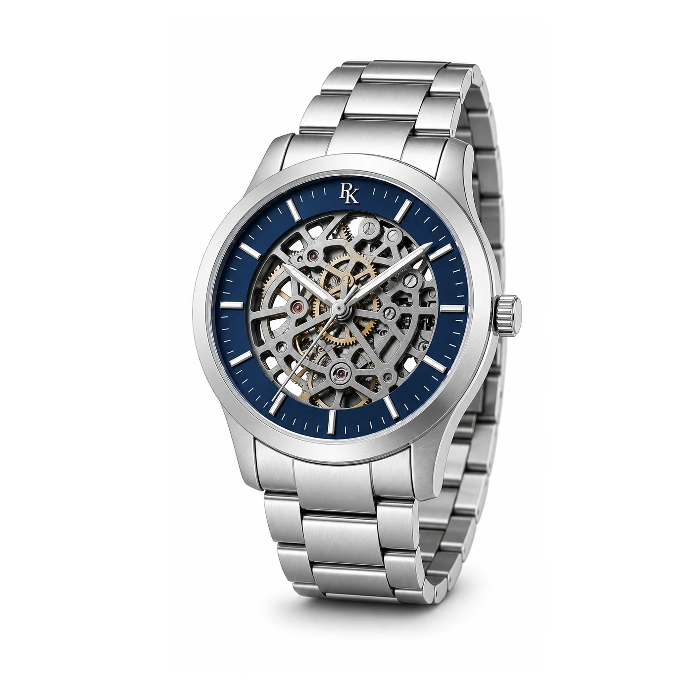 Royal Kinzy Vault 42mm Blue Skeleton Watch - Image 3