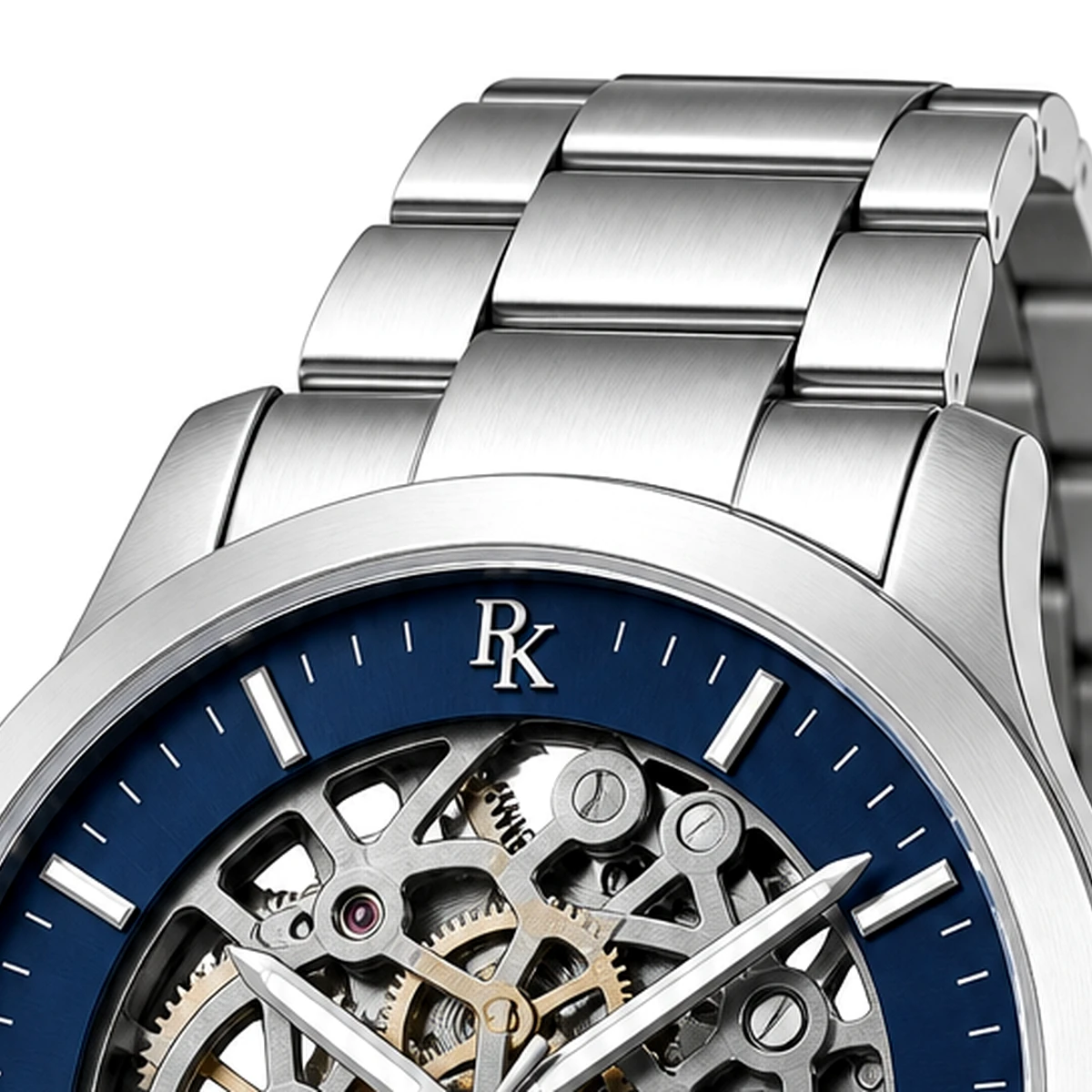 Royal Kinzy Vault 42mm Blue Skeleton Watch - Image 5