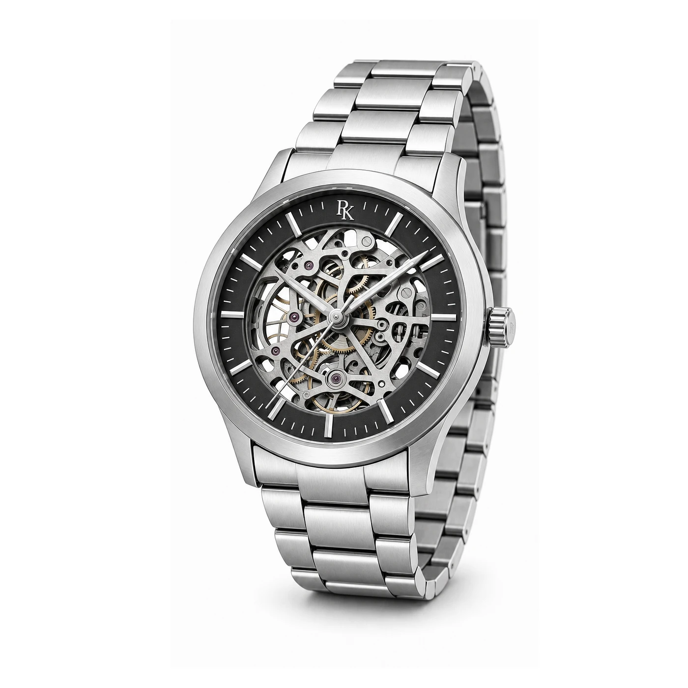 Royal Kinzy Vault 42mm Steel Skeleton Watch - Image 3