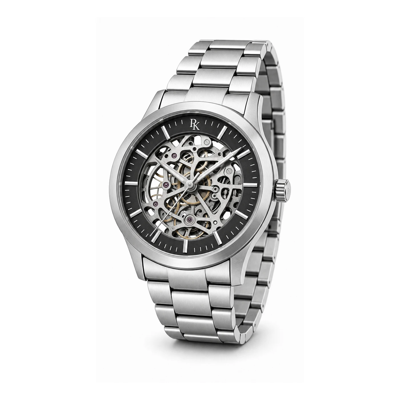 Royal Kinzy Vault 42mm Steel Skeleton Watch